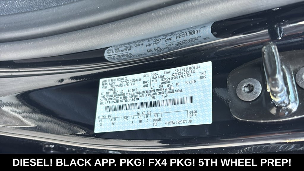 New 2026 Agate Black Metallic Ford Lariat image 36