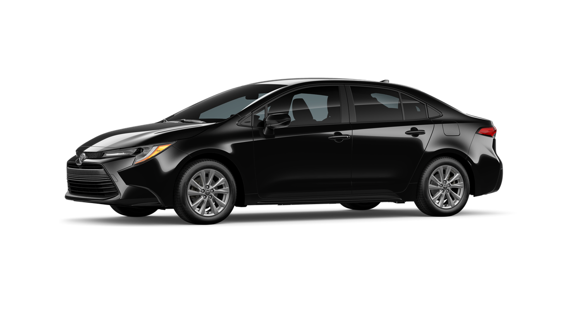 New 2026 Midnight Black Metallic Toyota LE image 3