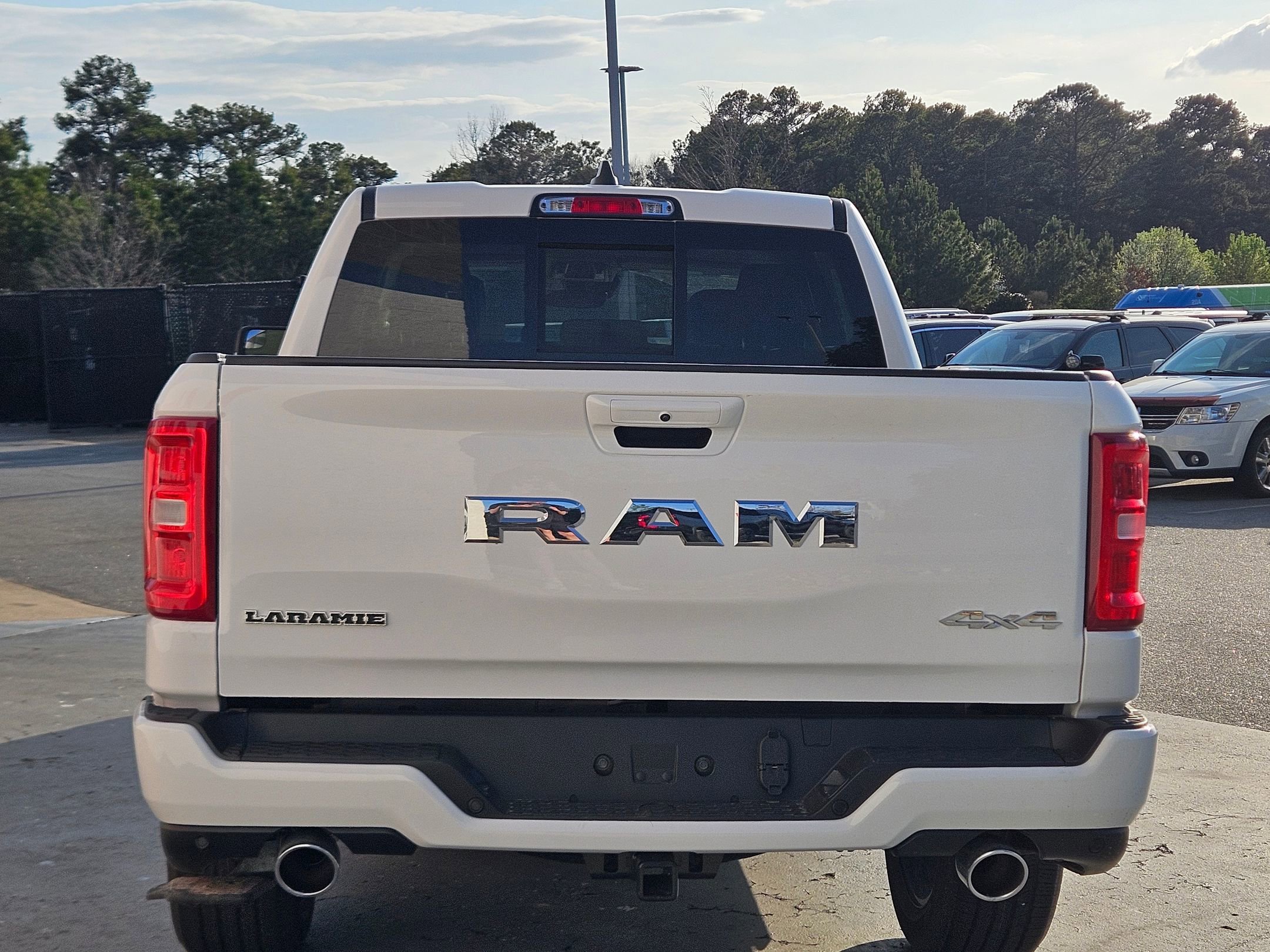 New 2026 Bright White Clear-Coat Exterior Paint RAM Laramie image 6