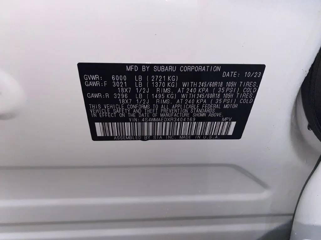 Used 2024 White Subaru Premium image 28