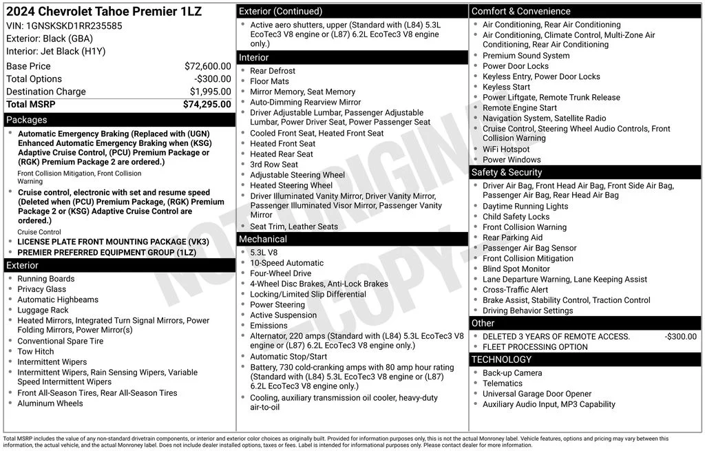 Used 2024 Black Chevrolet Premier image 41