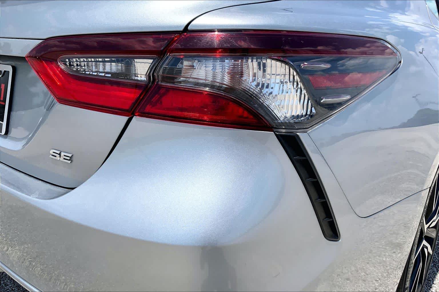 Used 2021 Celestial Silver Metallic Toyota SE image 30
