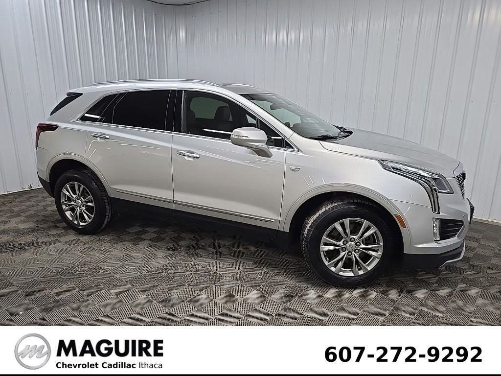 Used 2020 Radiant Silver Metallic Cadillac Premium Luxury image 1