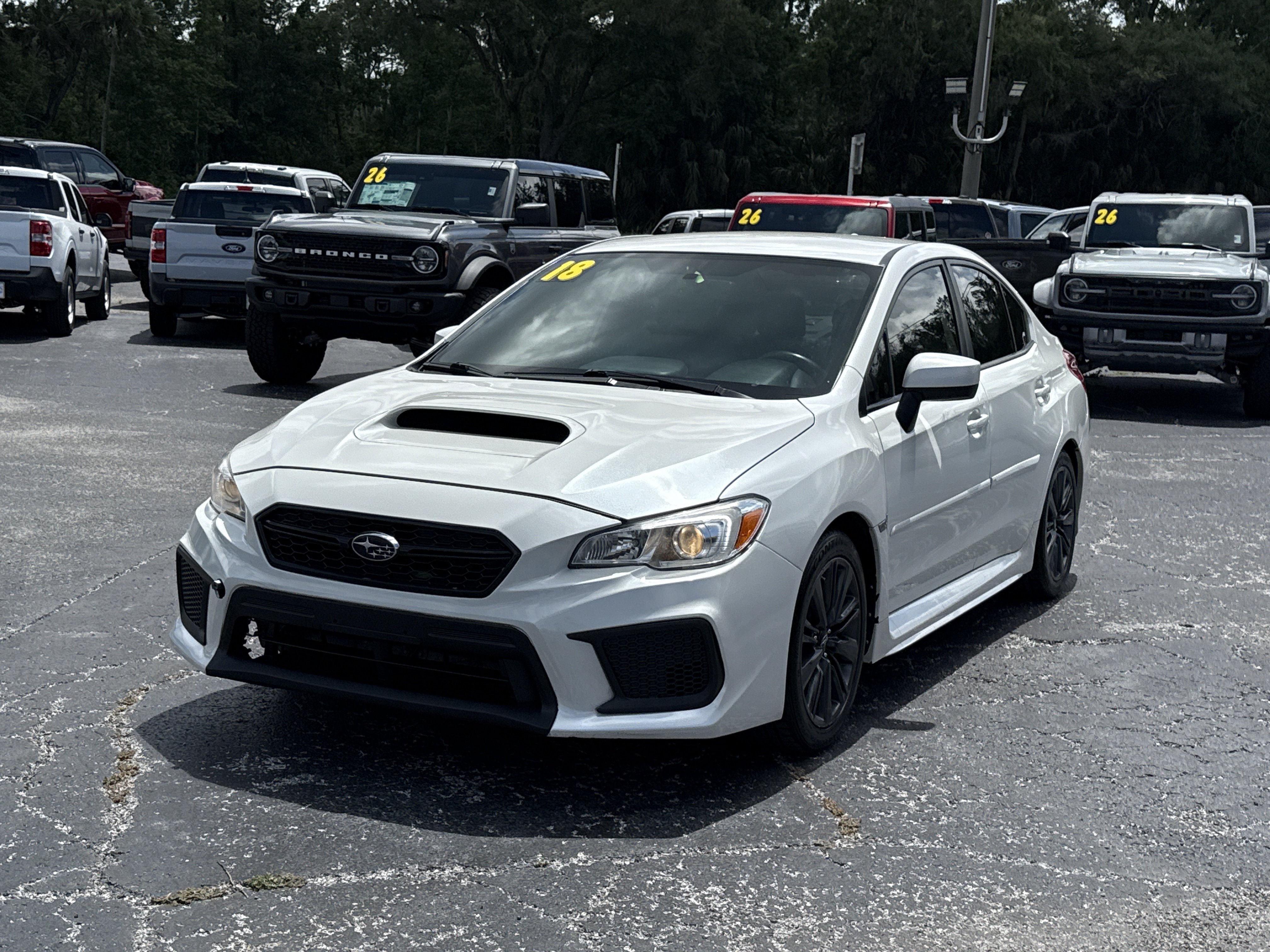 Used 2018 Crystal White Pearl Subaru Base image 15