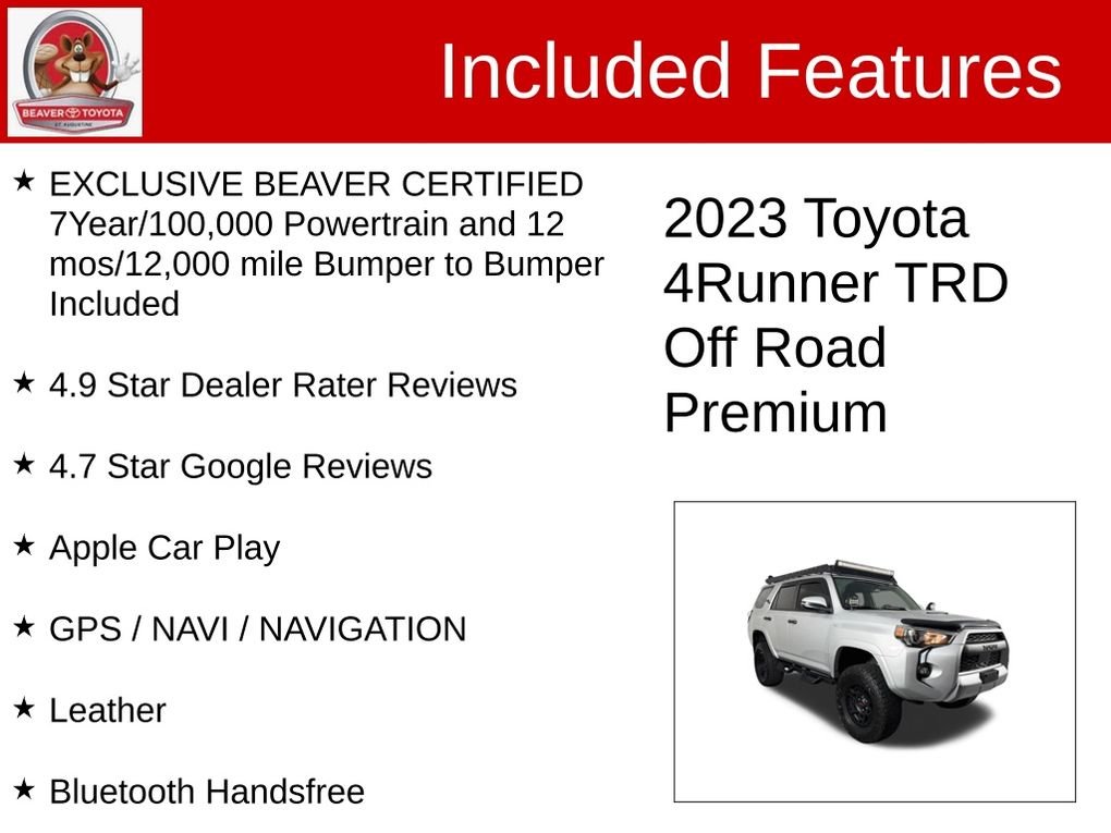 Used 2023 Silver Toyota TRD Off-Road Premium image 4