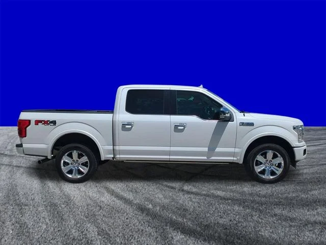 Used 2019 White Platinum Clearcoat Metallic Ford Platinum image 3