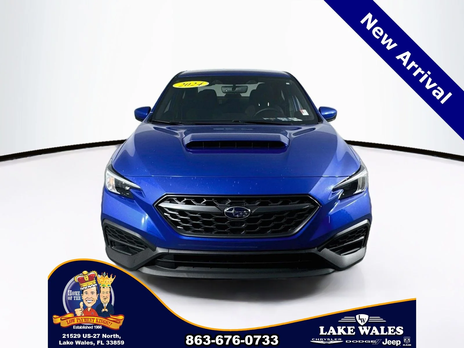 Certified Used 2024 Blue Subaru Base image 2