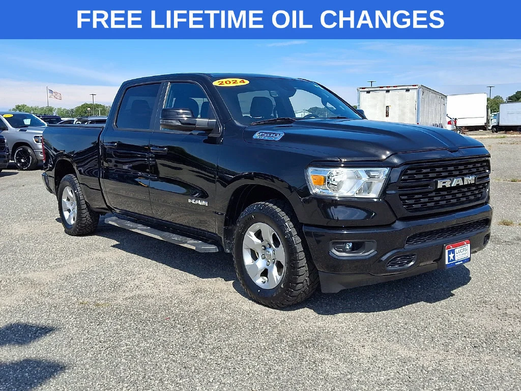 Used 2024 Diamond Black Crystal Pearlcoat Ram Big Horn image 1