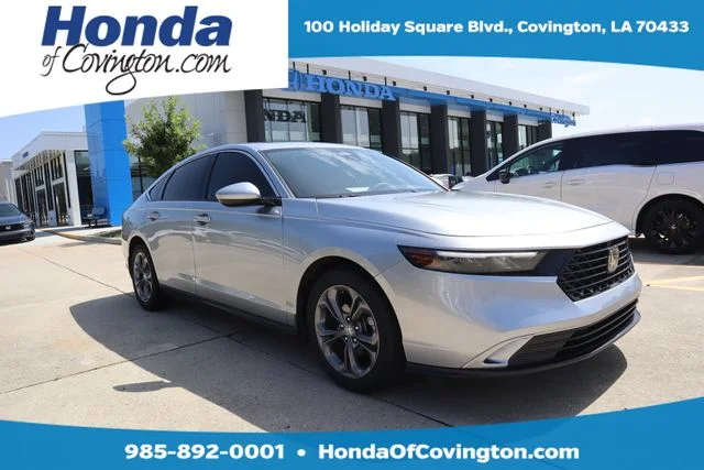 Certified Used 2024 Solar Silver Metallic Honda 1.5T EX image 1