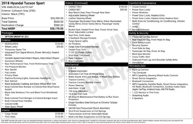 Used 2018 Gray Hyundai Sport image 25