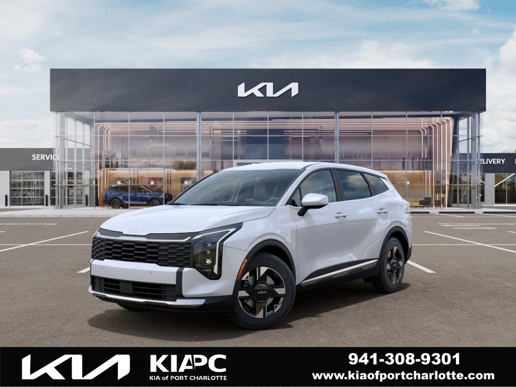 New 2026 Glacial White Pearl Kia LX image 1