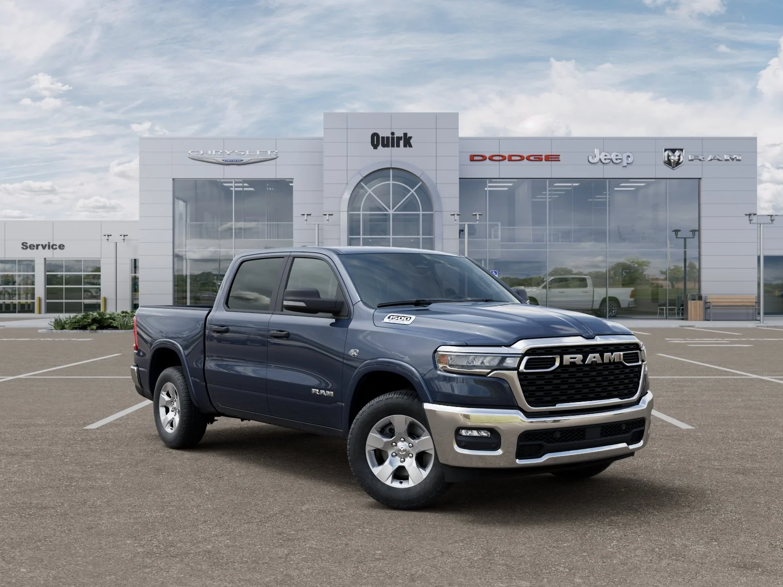 New 2026 Forged Blue Metallic Exterior Paint RAM Big Horn image 31