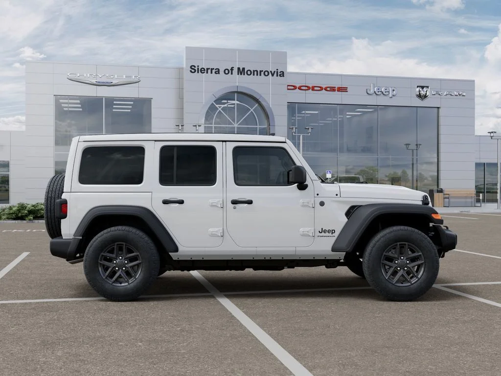 New 2026 Bright White Clear-Coat Exterior Paint Jeep Sport S image 21