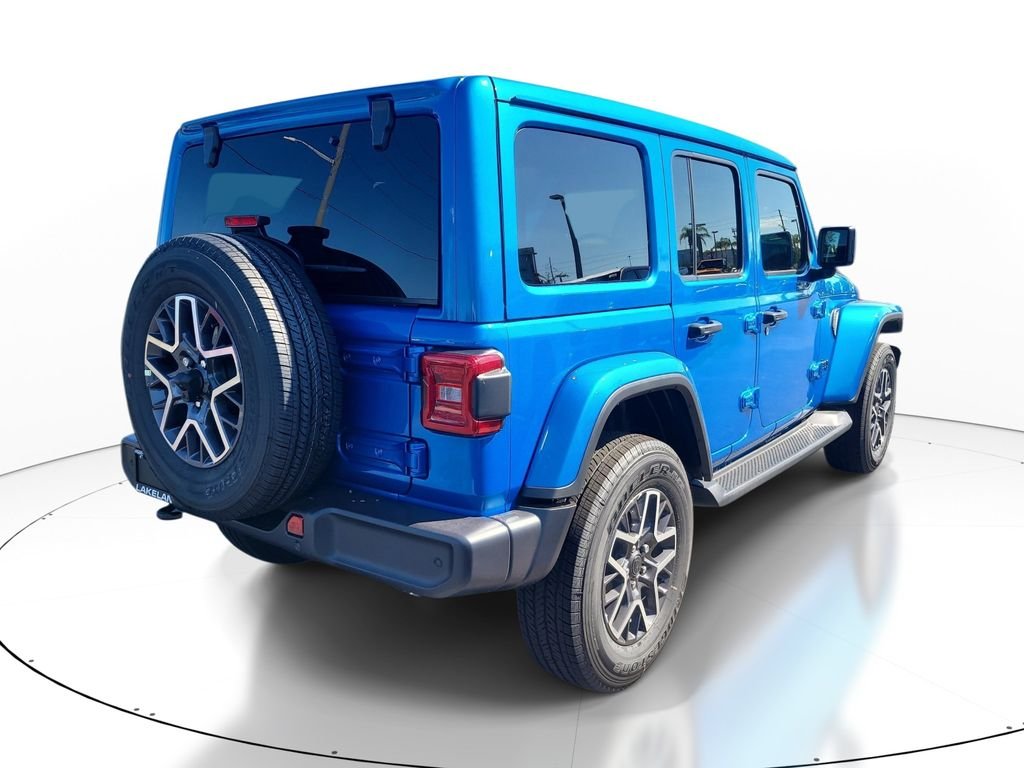 New 2026 Hydro Blue Pearl-Coat Exterior Paint Jeep Sahara image 5