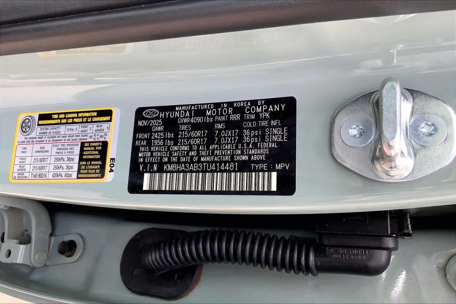 Used 2026 Mirage Green Hyundai SE image 33