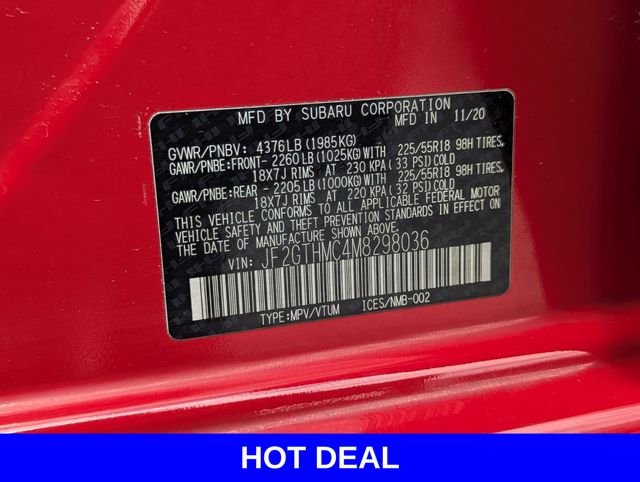 Used 2021 Red Subaru Limited image 31