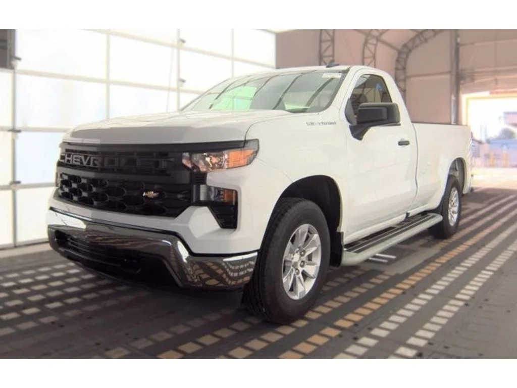 Used 2025 Summit White Chevrolet Work Truck image 1