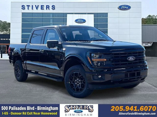 New 2026 Agate Black Metallic Ford XLT image 1