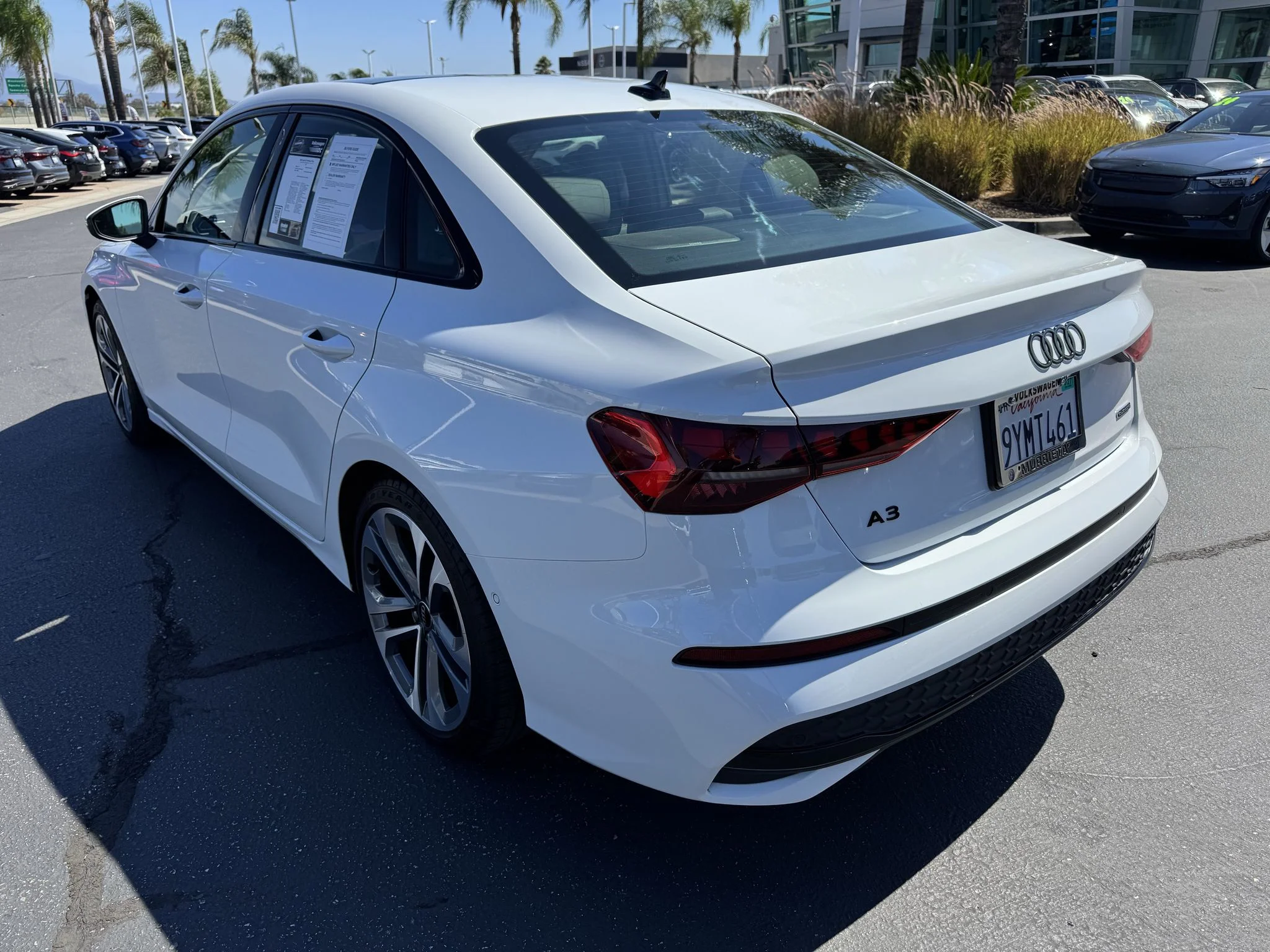 Used 2026 Glacier White Metallic Audi Premium Plus image 6