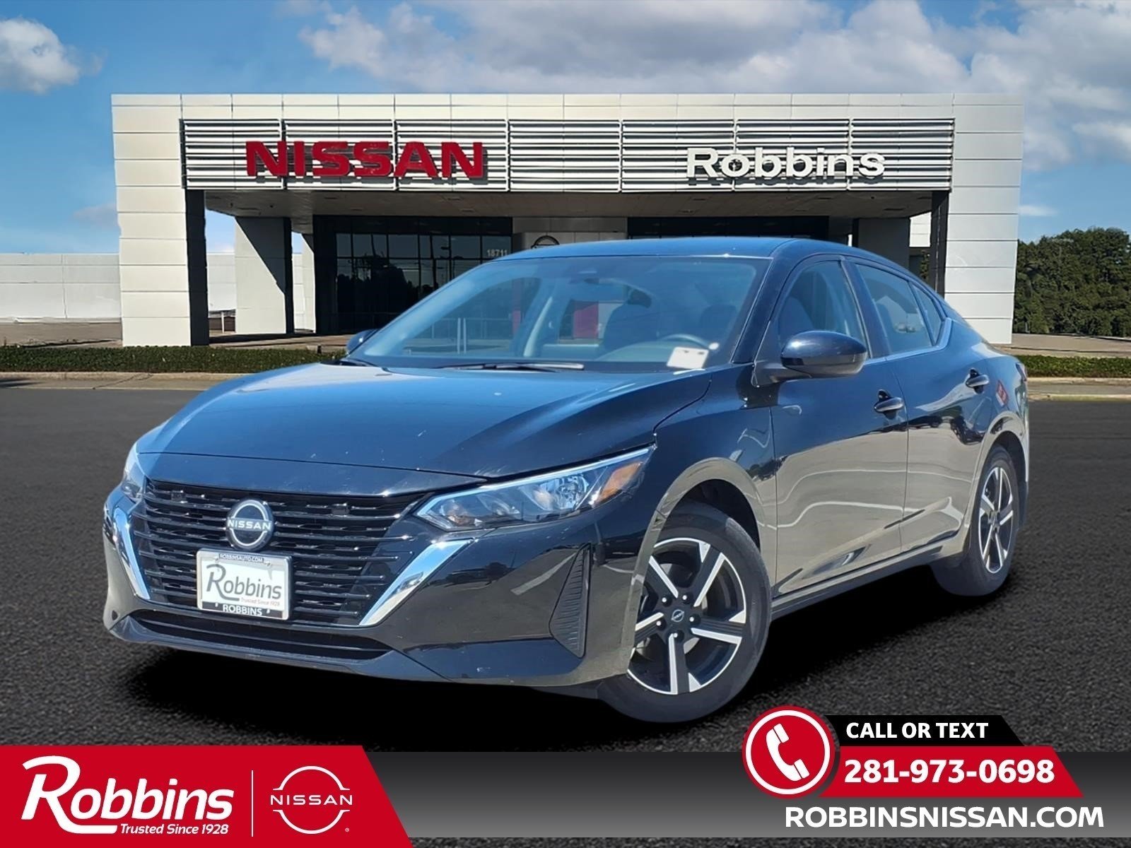 2025 Nissan Sentra SV Black at Robbins Nissan