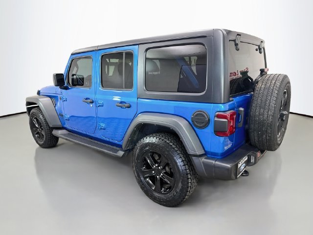 Used 2021 Blue Jeep Unlimited Sport Altitude image 5