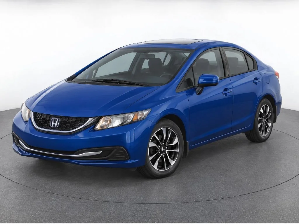 Used 2014 Blue Honda EX image 2