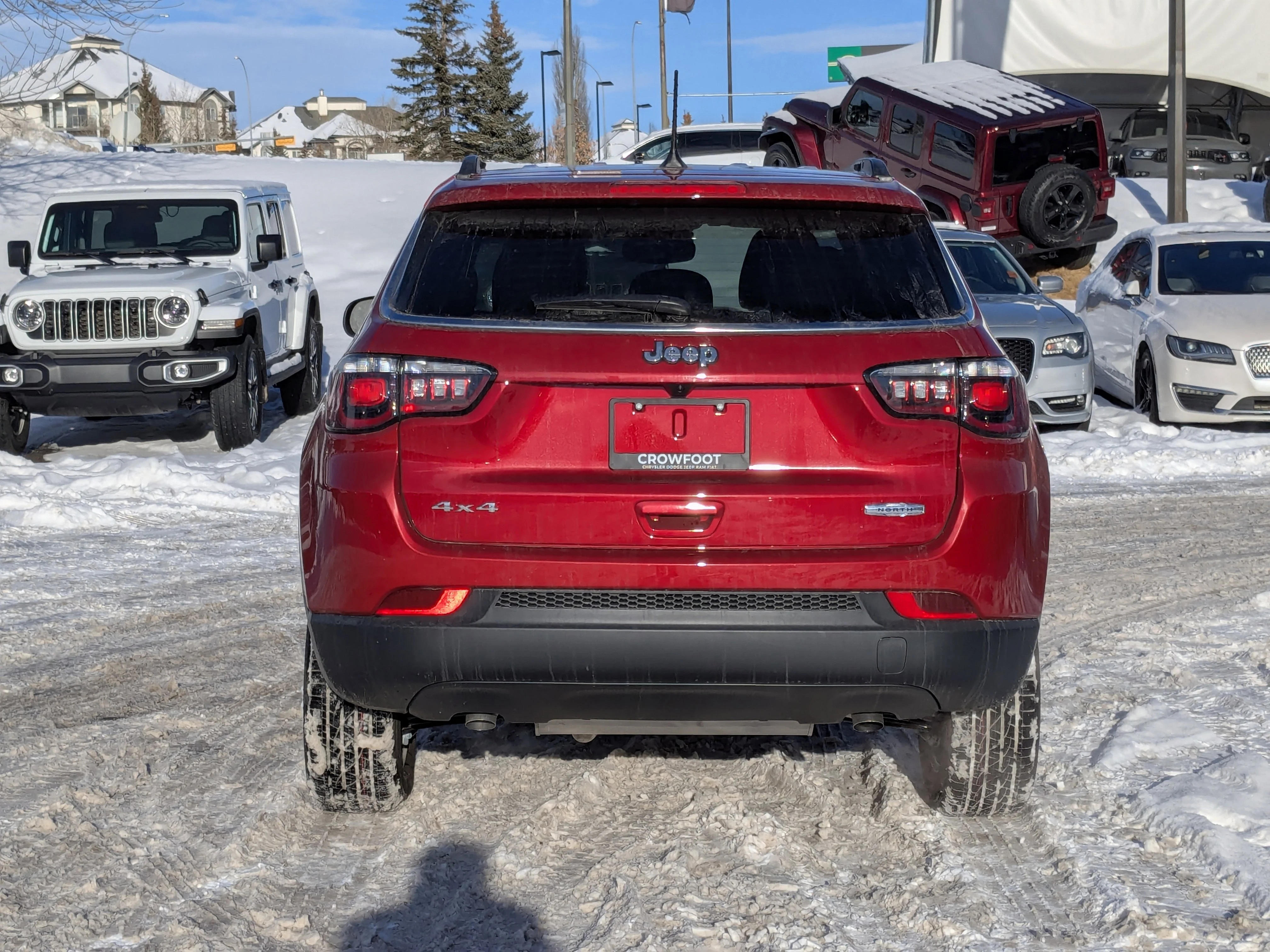 New 2026 Red Jeep North - Front heated seats - Forward Collision Warning - Uconnect 5 with 10.1?inch display image 7