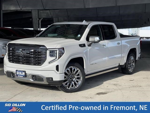 Certified Used 2023 White Frost Tricoat GMC Denali Ultimate image 1