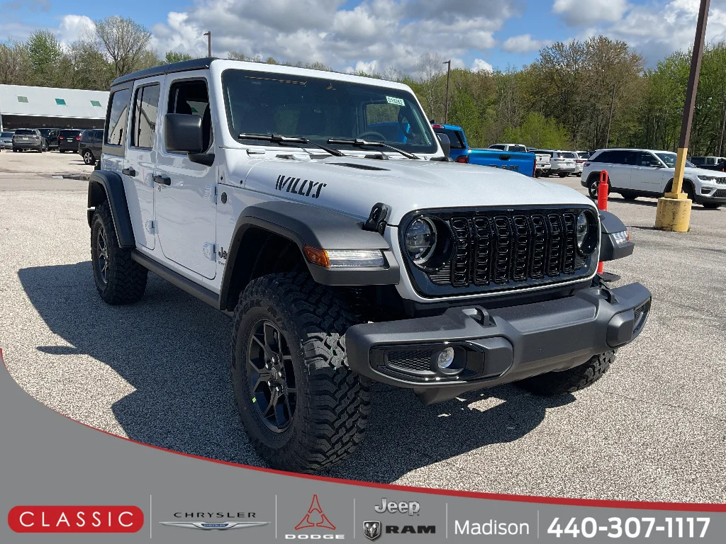 New 2026 Bright White Clearcoat Jeep Willys image 1
