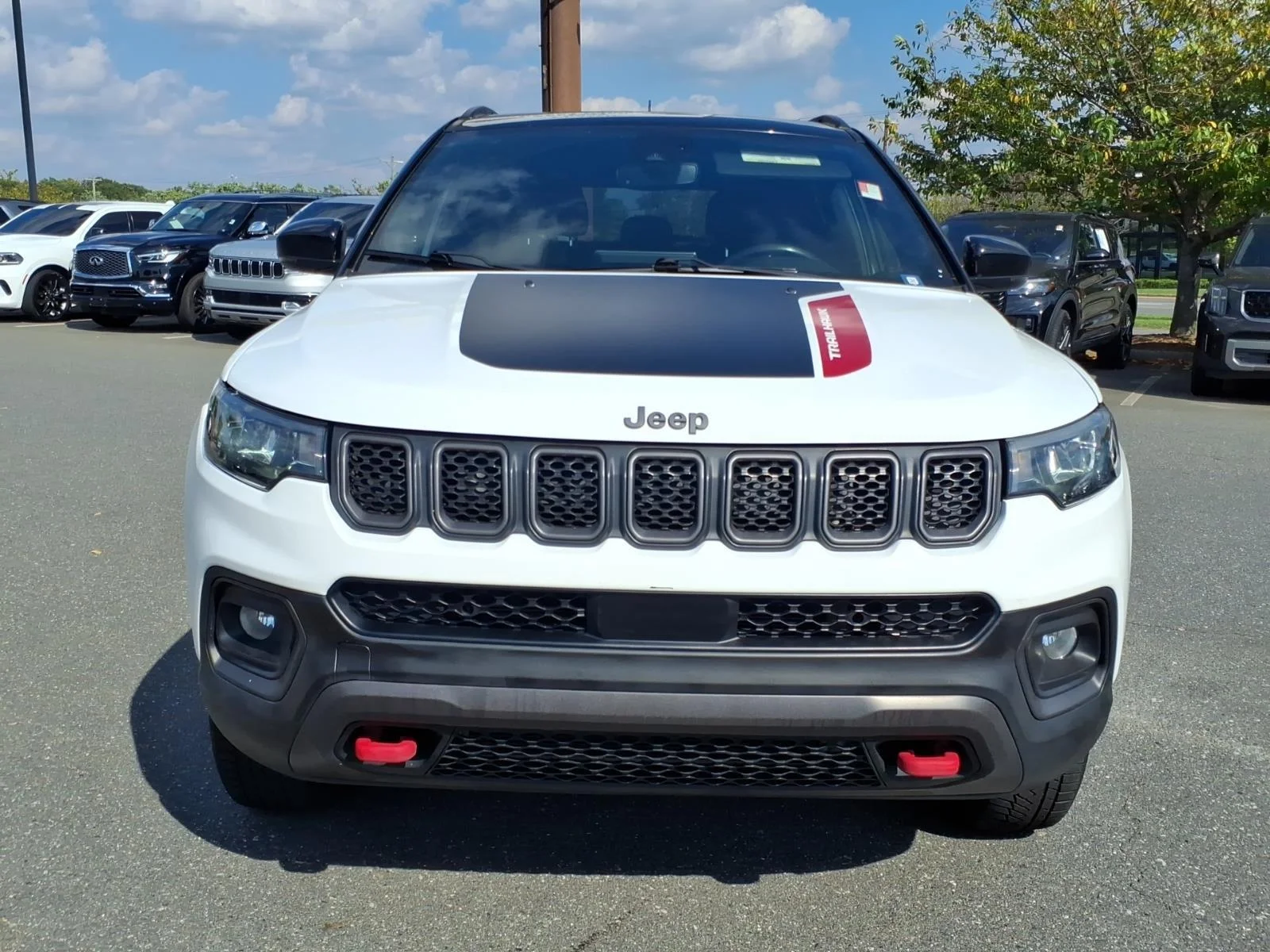 Used 2023 Bright White Clearcoat Jeep Trailhawk image 15