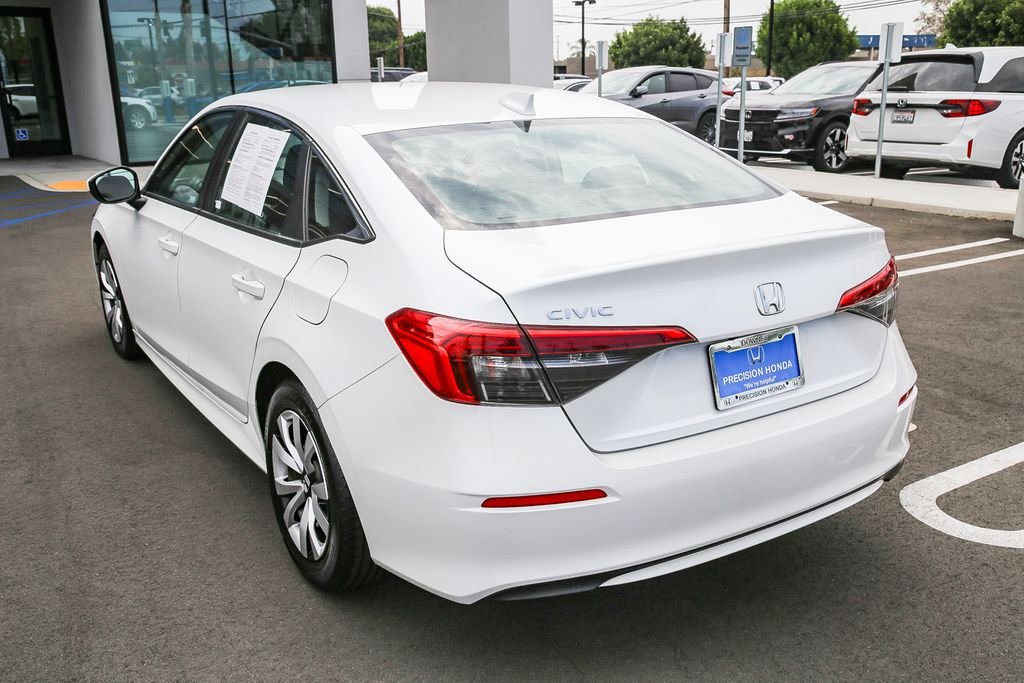 Certified Used 2022 Platinum White Pearl Honda LX image 4