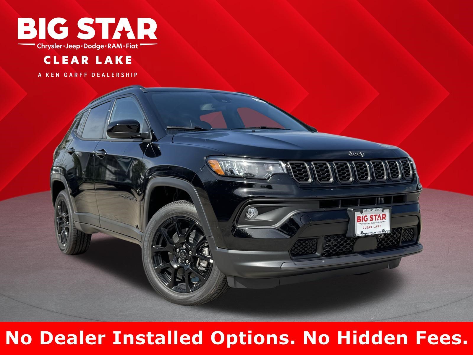 New 2026 Diamond Black Crystal Pearlcoat Jeep Latitude Altitude image 1