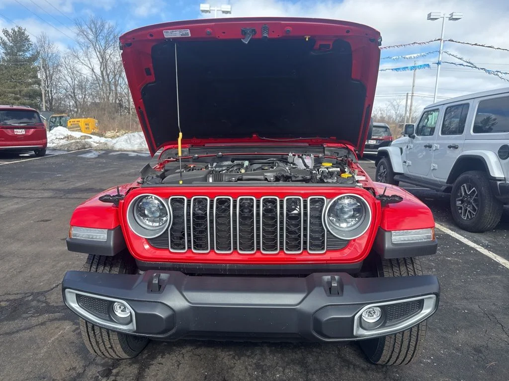 New 2025 Firecracker Red Clear-Coat Exterior Paint Jeep Sahara image 56