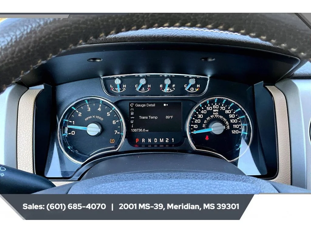 Used 2012 White Platinum Metallic Tri-Coat Ford Lariat image 14