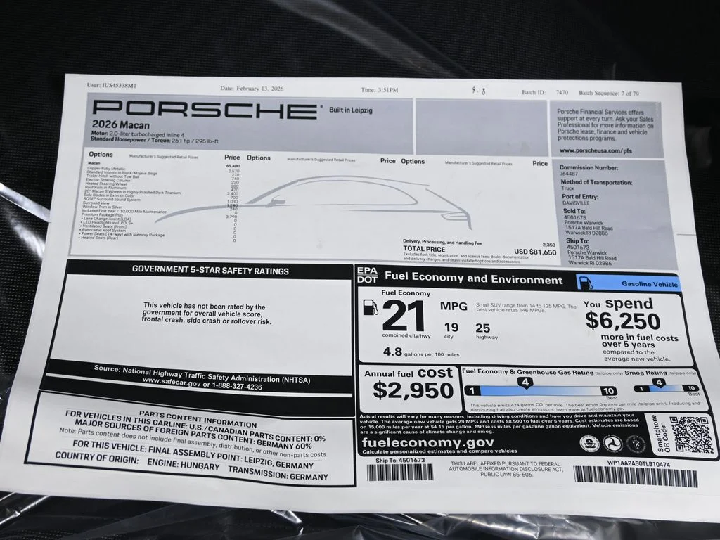 Used 2026 Brown Porsche  image 44