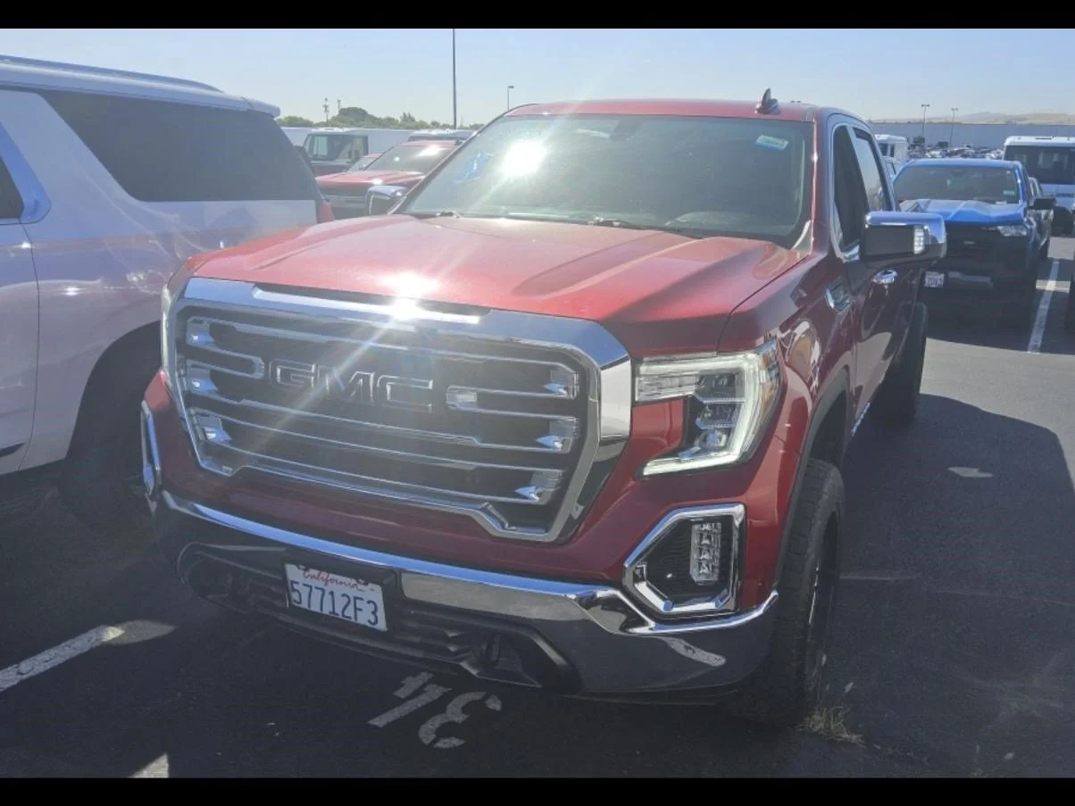 Used 2021 CAYENNE RED TINTCOAT GMC SLT image 1
