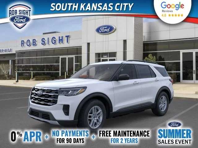 New 2026 Space White Metallic Ford Active image 1