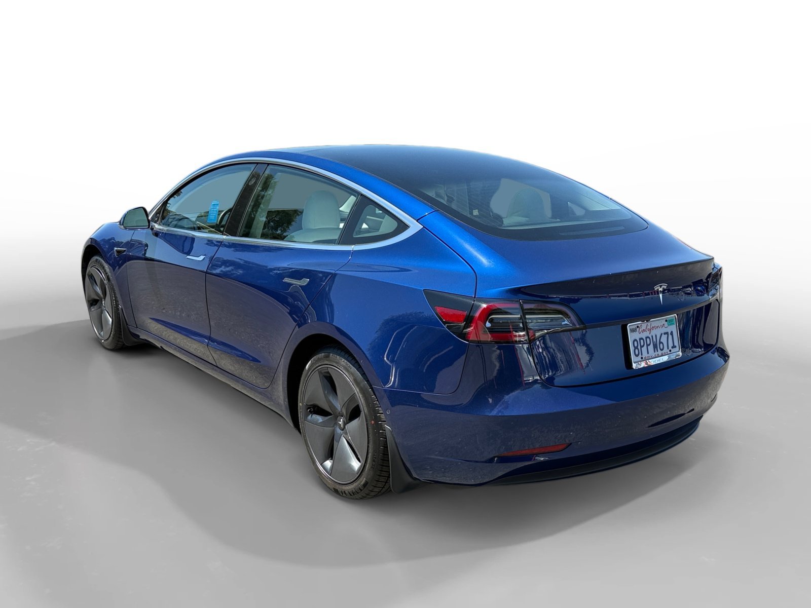 Used 2020 Deep Blue Metallic Tesla Standard Range Plus image 3