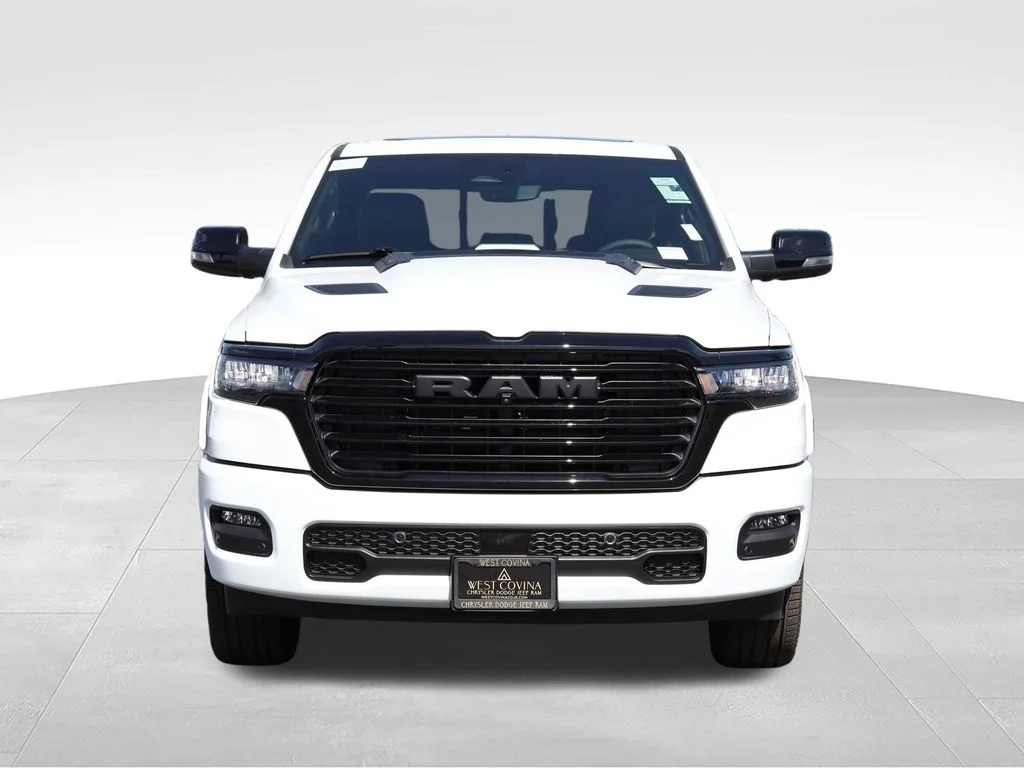 New 2026 Bright White Clear-Coat Exterior Paint RAM Laramie image 2