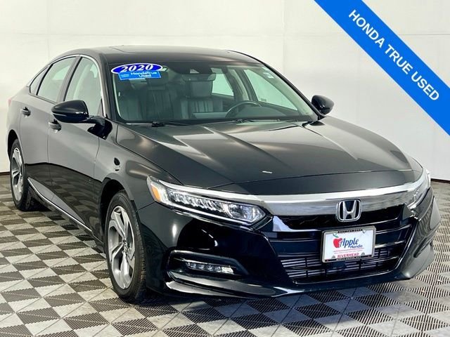 Certified Used 2020 Crystal Black Pearl Honda EX-L image 1