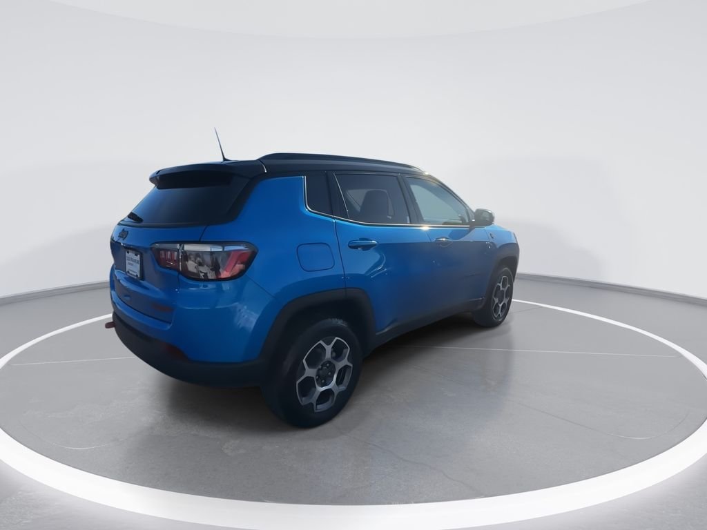 Certified Used 2022 Blue Jeep Trailhawk image 8