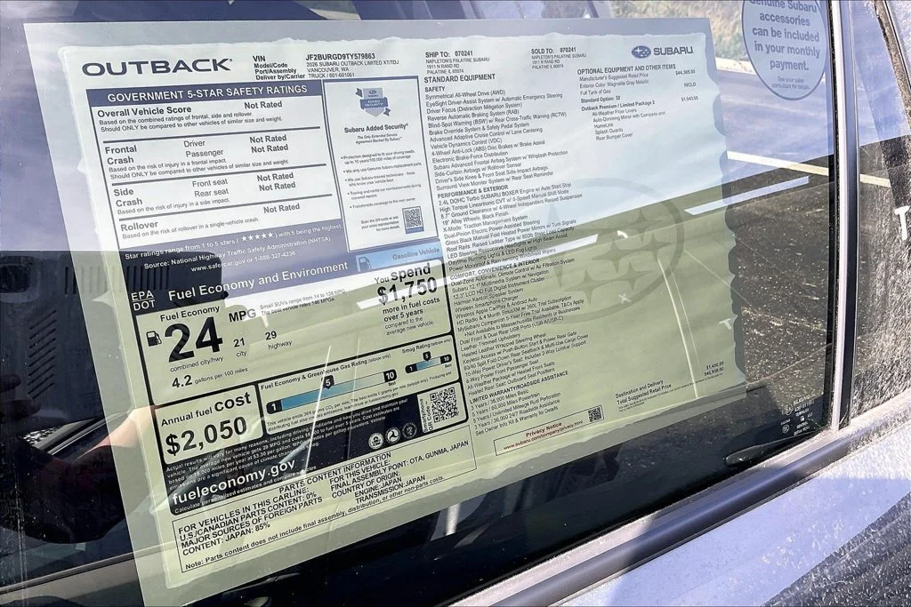 New 2026 MAGNETITE GRAY METALLIC Subaru Limited XT image 13