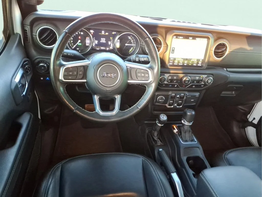 Used 2022 White Jeep Unlimited Sahara 4xe image 16