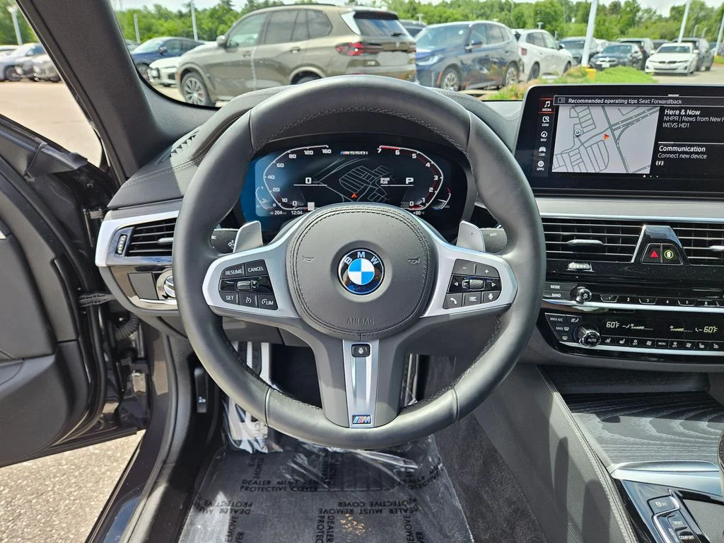 Certified Used 2023 Dark Graphite Metallic BMW M550i xDrive image 24