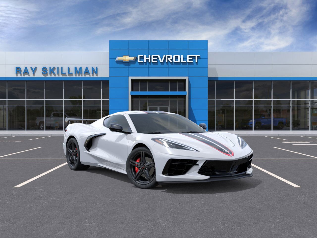 Arctic White 2026 Chevrolet Corvette Stingray 1LT Coupe RWD Coupe Rear-Wheel Drive