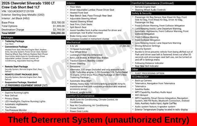 Used 2026 Gray Chevrolet LT image 67