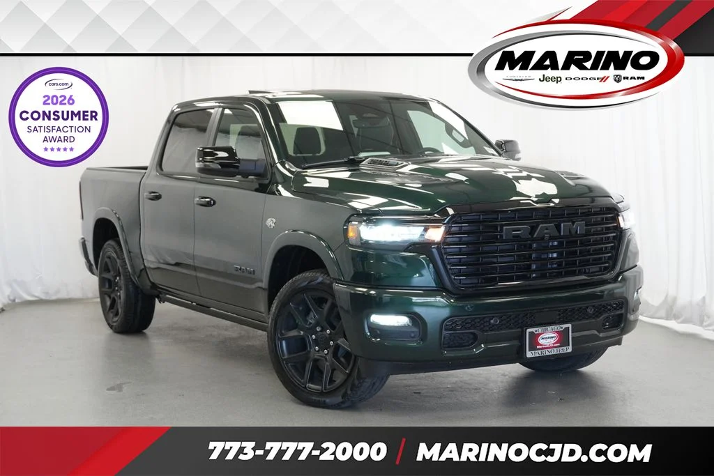 New 2026 Serrano-Green Metallic Exterior Paint RAM Laramie image 1
