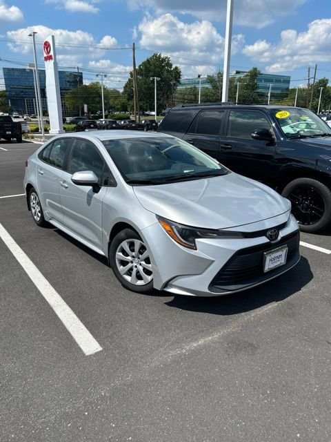 Certified Used 2023 Silver Toyota LE image 2