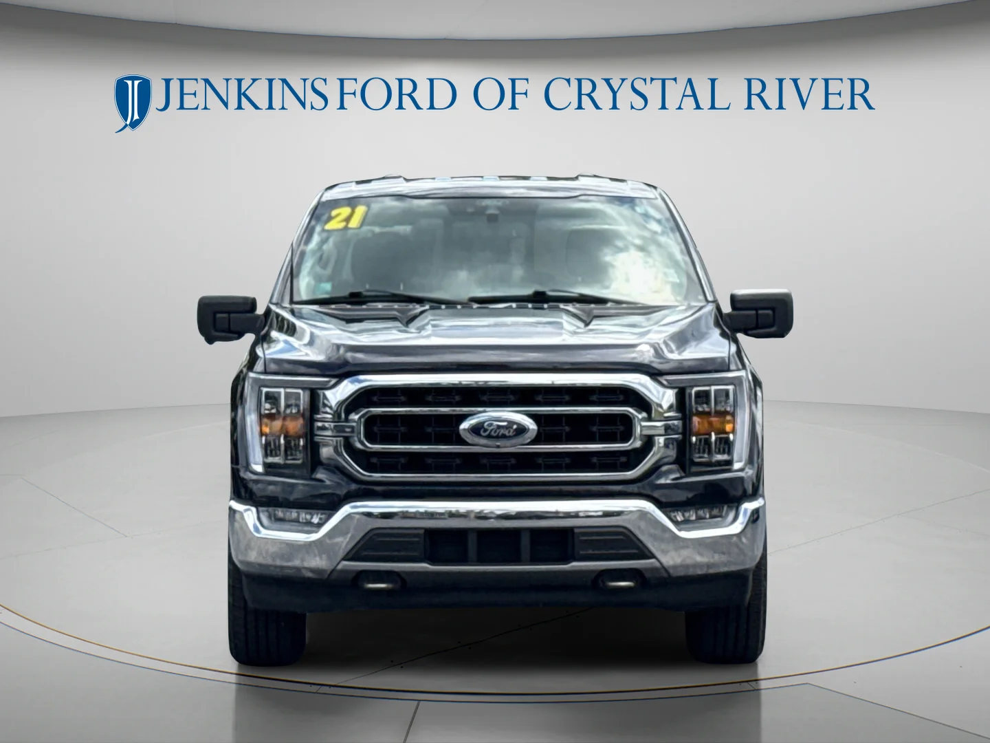 Used 2021 Antimatter Blue Metallic Ford XLT image 15
