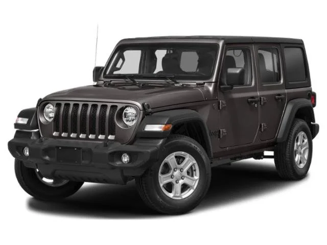 Used 2022 Granite Crystal Metallic Clearcoat Jeep Unlimited Sport S image 1